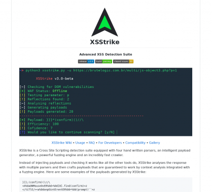 XSStrike : une suite de détection de failles XSS avancée 