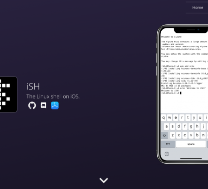 iSH : le shell linux directement sur votre iPhone 