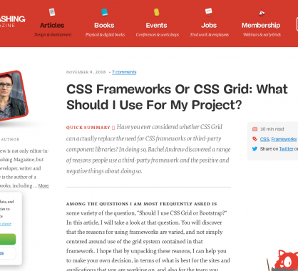 Frameworks CSS ou CSS Grid : que choisir pour son projet web ?