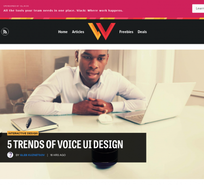 5 tendances d'UI design pour interfaces vocales