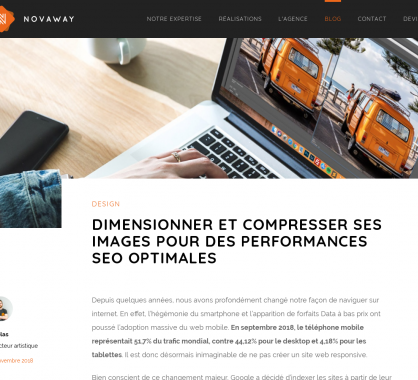 Dimensionner et compresser ses images pour des performances SEO optimales