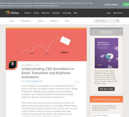 Les animations CSS dans les emails : keyframes et transitions