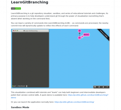 LearnGitBranching : comprendre le fonctionnement de GIT avec un outil de visualisation