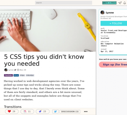 5 astuces CSS intéressantes à appliquer au quotidien