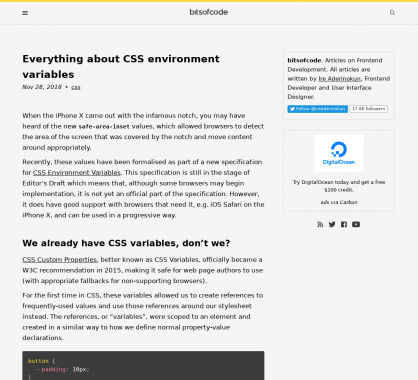 Focus sur les variables d'environnement en CSS