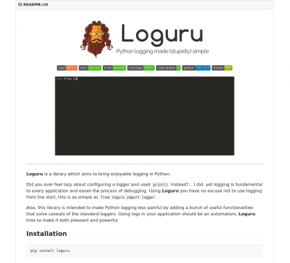 Loguru : la gestion de logs simplifiée pour Python