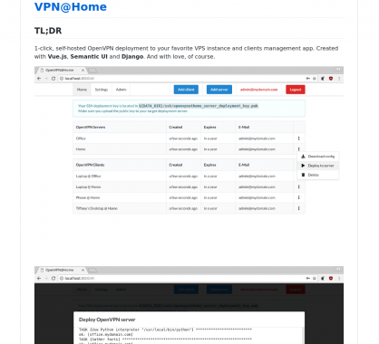 VPN @ Home: déployez et gérez un OpenVPN en un clic