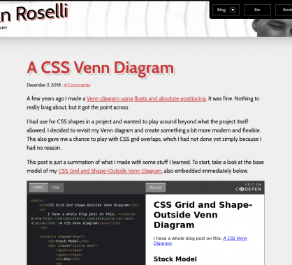 Réaliser un diagramme de Venn en CSS