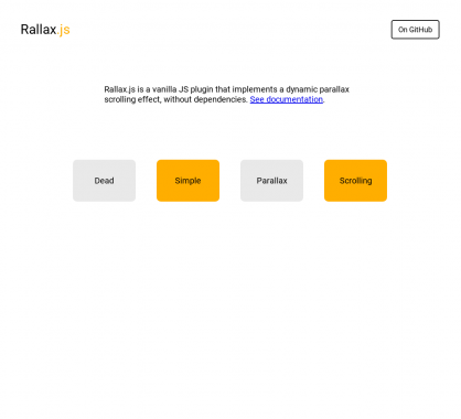 Rallax : ajoutez simplement des effets de parallax à vos pages web via ce plugin VanillaJs