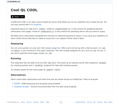 CoolQLCool : un serveur NextJs pour transformer vos sites web en une API GraphQL requêtable