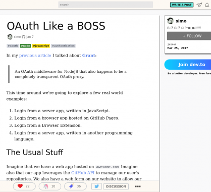 OAuth like a boss en Javascript