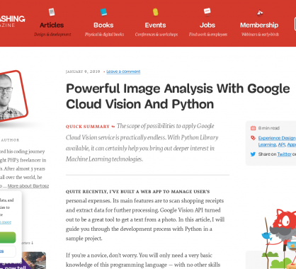 Un système d'analyse d'images performant avec Google Cloud Vision et du Python