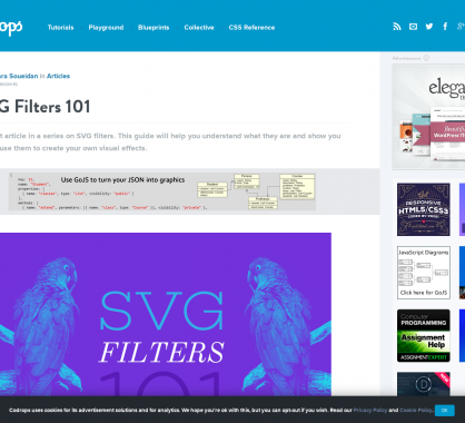 SVG Filters : un guide pour comprendre puis créer ses propres effets visuels en SVG