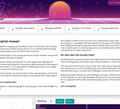Try GraphQL : un tutoriel interactif pour apprendre à maîtriser GraphQL par étapes