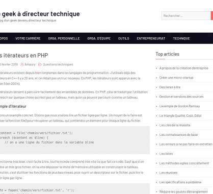 Les itérateurs en PHP