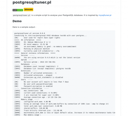 PostgreSQL tuner: un outil pour améliorer votre configuration PostgreSQL