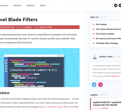 Créer des filtres dans vos templates Blade pour Laravel