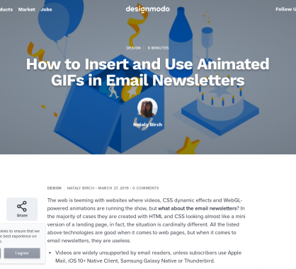 Intégrer des GIFs animés dans un email HTML