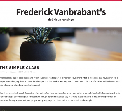 The Simple Class: quelques astuces de POO en PHP