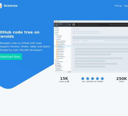 Octotree : naviguez efficacement dans les sources d'un projet Github