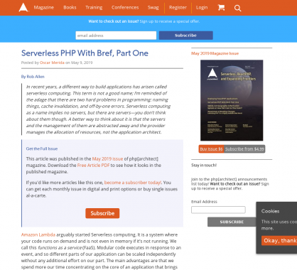 Une intro aux apps Serverless en PHP et AWS avec Bref