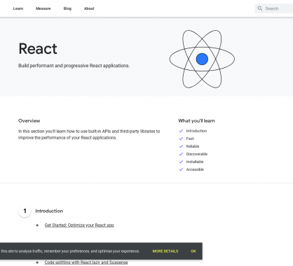 Un tutoriel sur React et comment optimiser ses apps par Google