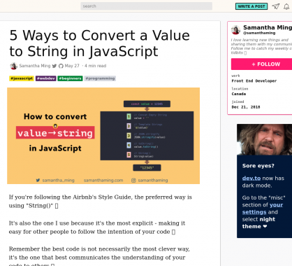 5 façons de convertir des valeurs en string en Javascript