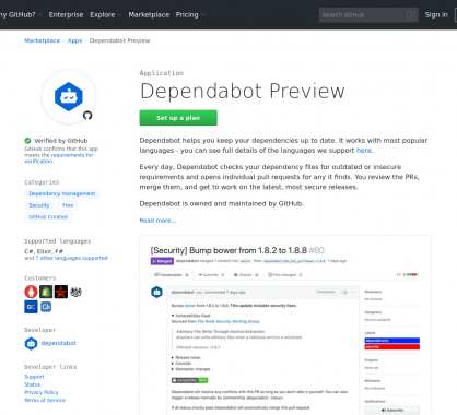 Dependabot désormais gratuit après avoir été racheté par Github