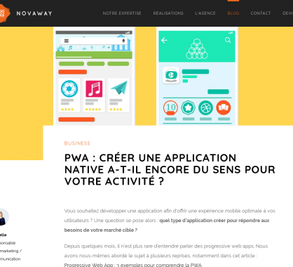 PWA : créer une app mobile native a t-il encore du sens pour tous les projets ?