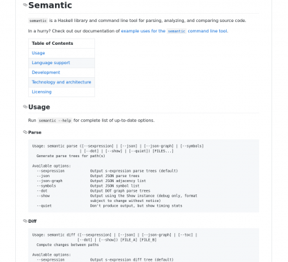 Semantic : un outil Github pour analyser et comparer du code source