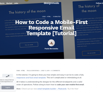 Comment développer un template d'email HTML en mobile first