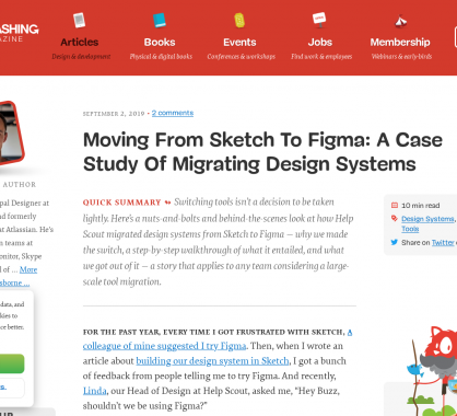 Passer de Sketch à Figma: étude d'un cas de migration