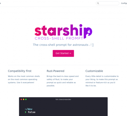 Starship: un shell moderne et personnalisable développé en Rust