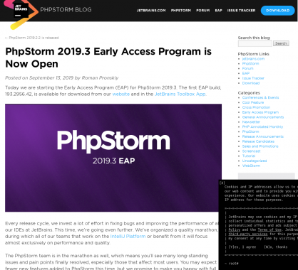 PhpStorm 2019.3 disponible en test avec prise en charge du PHP 7.4