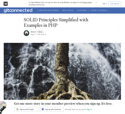 Le principe SOLID avec des exemples PHP concrets