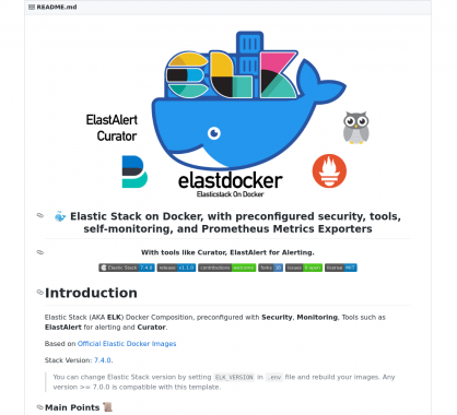 Elastdocker : la stack Elastic ELK préconfigurée avec sécurité et monitoring sur Docker