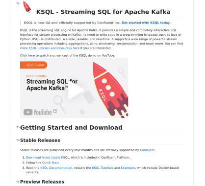 Ksql : du Streaming SQL pour Apache Kafka