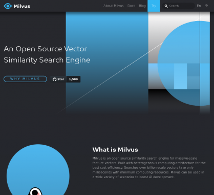 Milvus : un moteur de recherche Open Source de Vector Similarity