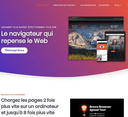 Brave : le navigateur web alternatif rapide et plus respectueux