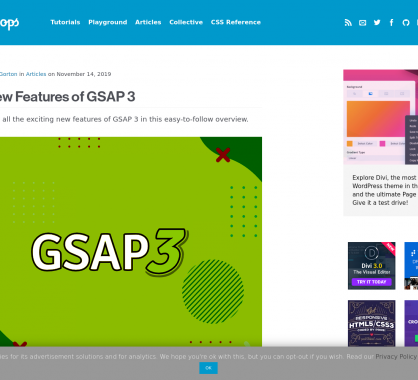 Les nouvelles fonctionnalités de GSAP 3 avec exemples