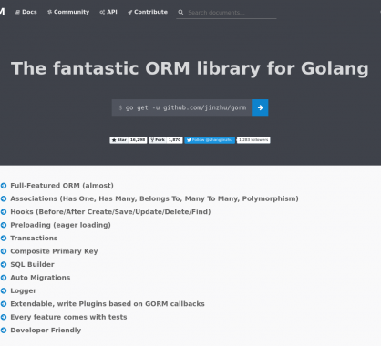 Gorm: un ORM complet pour Go