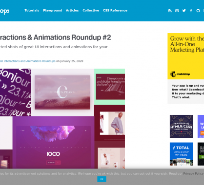 Des exemples d'animations et transitions modernes pour vos pages web