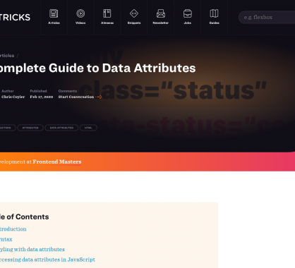 Un guide complet sur les attributs data HTML